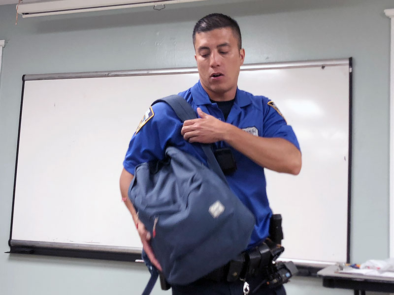 NYPD safety talk